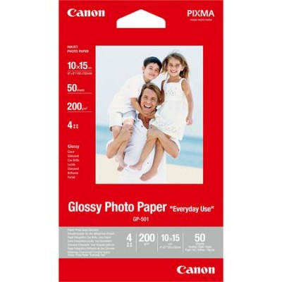GP-501 Fotópapír, tintasugaras, 10x15 cm, 200 g, fényes, CANON